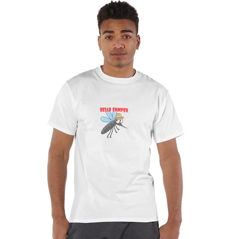 Hello camper | Cute mosquito with a colorful hat