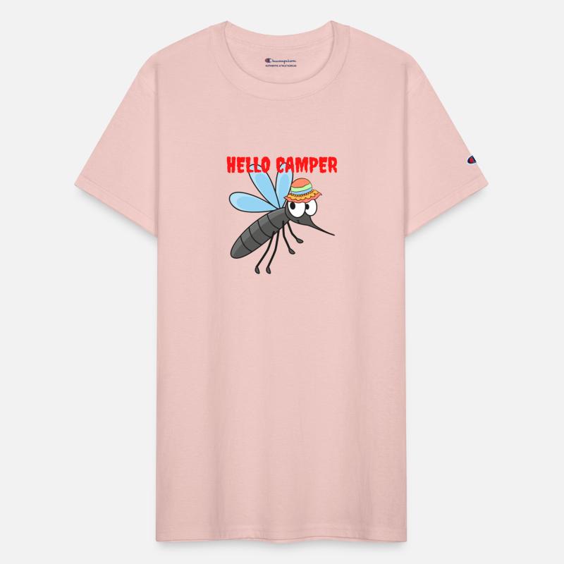 Hello camper | Cute mosquito with a colorful hat