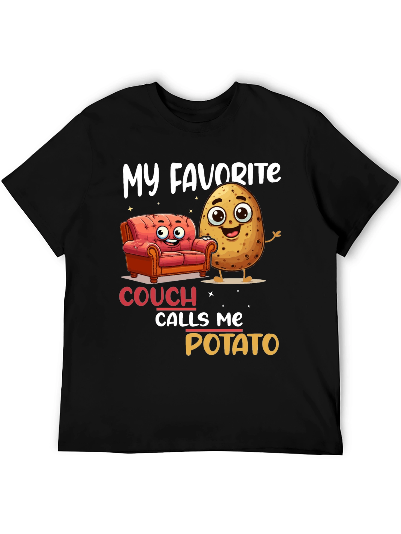 My Favorite Couch Calls Me Potato T-Shirt