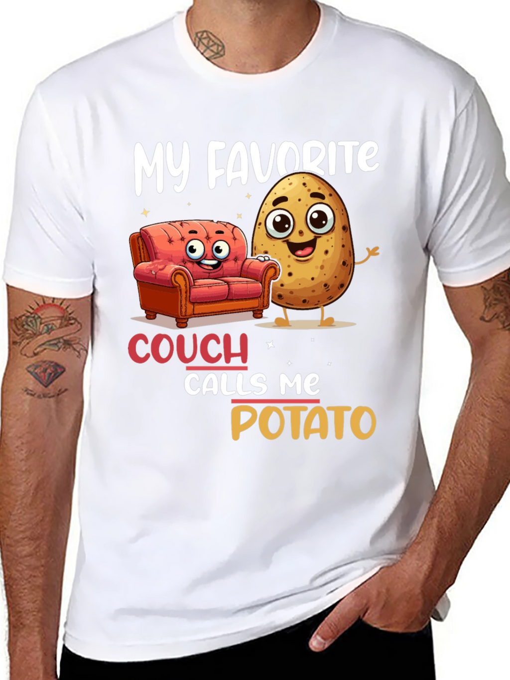 My Favorite Couch Calls Me Potato T-Shirt