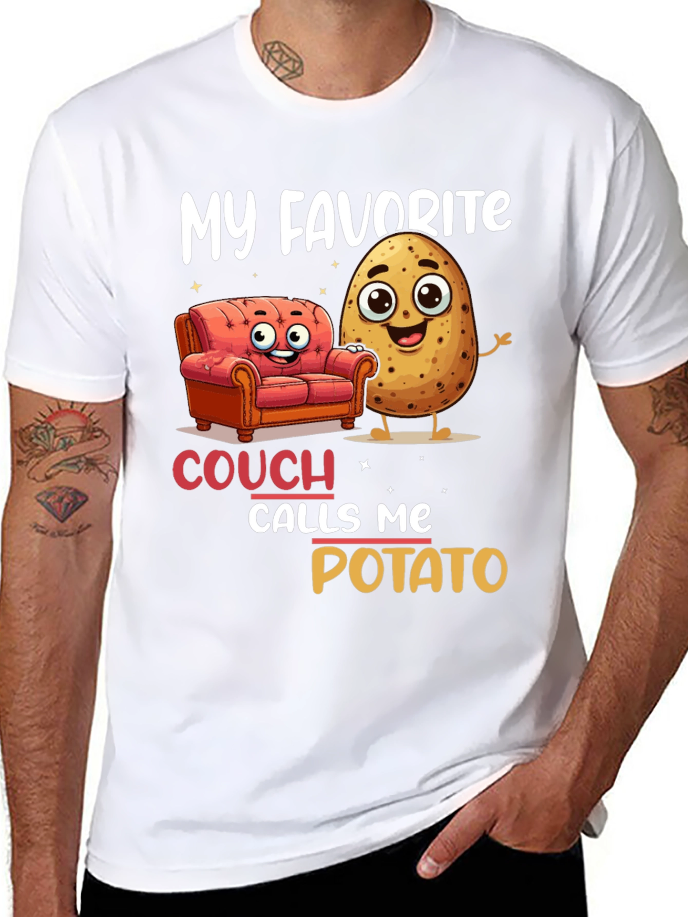 My Favorite Couch Calls Me Potato T-Shirt