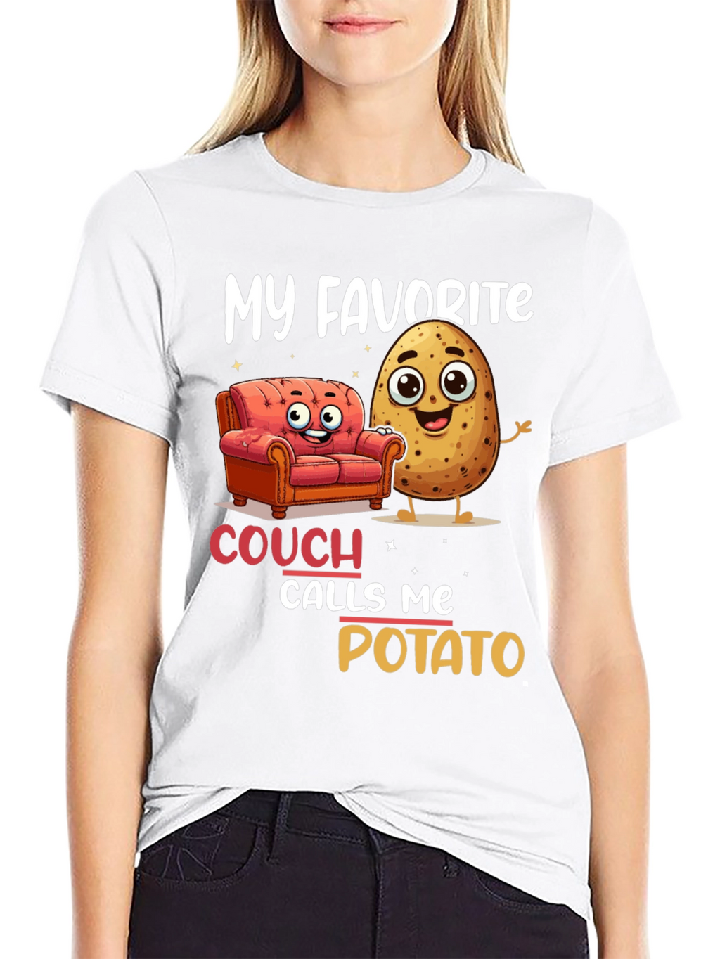 My Favorite Couch Calls Me Potato T-Shirt
