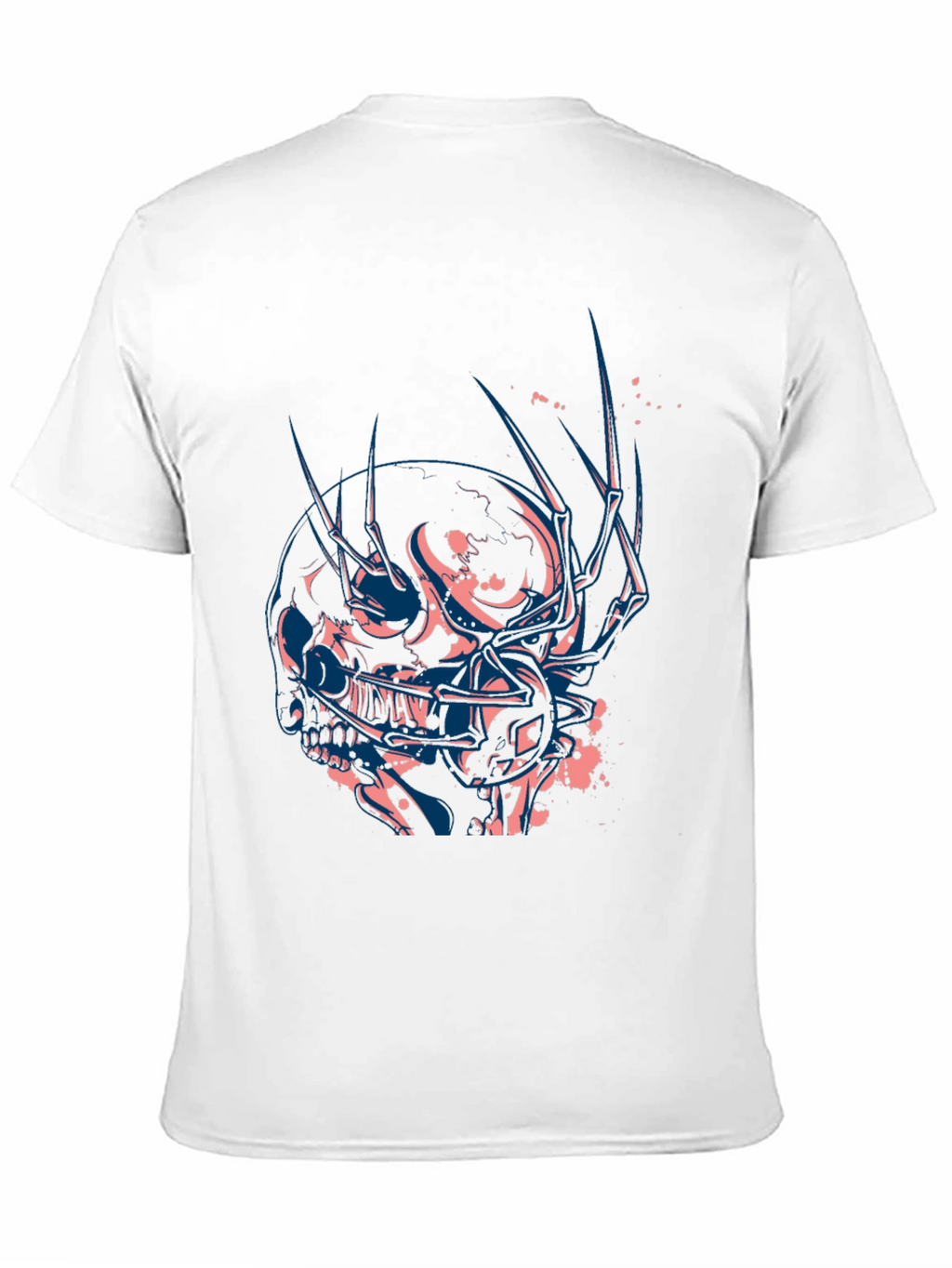 Edgy Skull Graphic Black T-Shirt