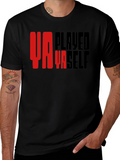 Ya Played Ya Self Graphic T-Shirt - Black