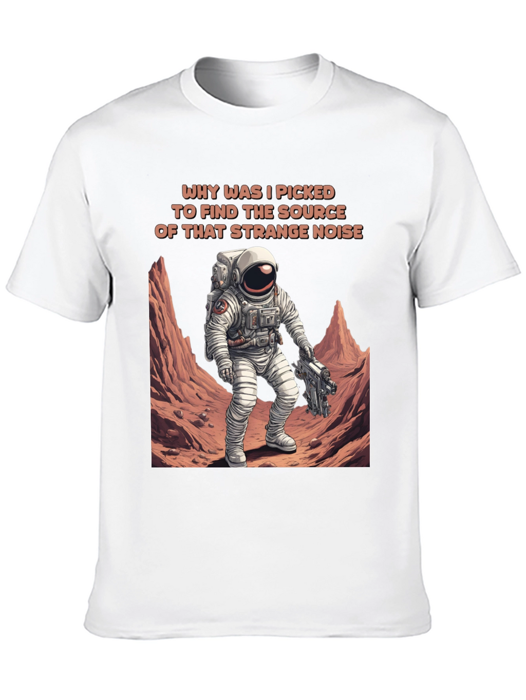 Astronaut Mars Mission T-Shirt