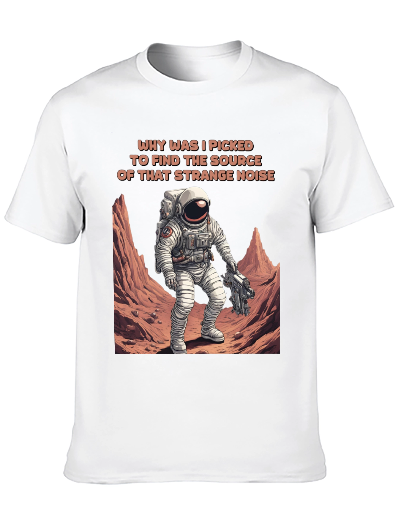 Astronaut Mars Mission T-Shirt