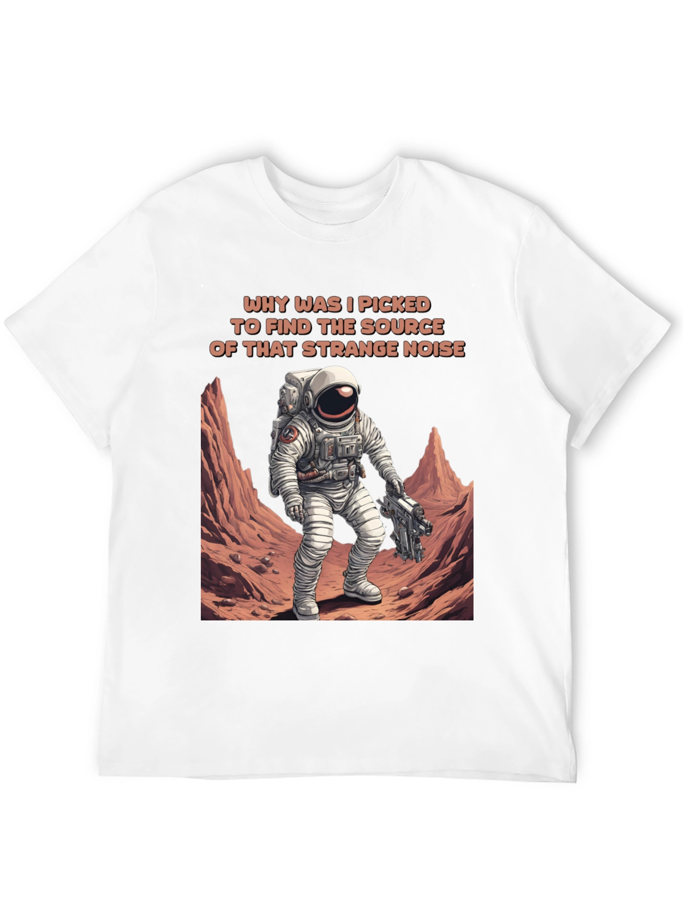 Astronaut Mars Mission T-Shirt