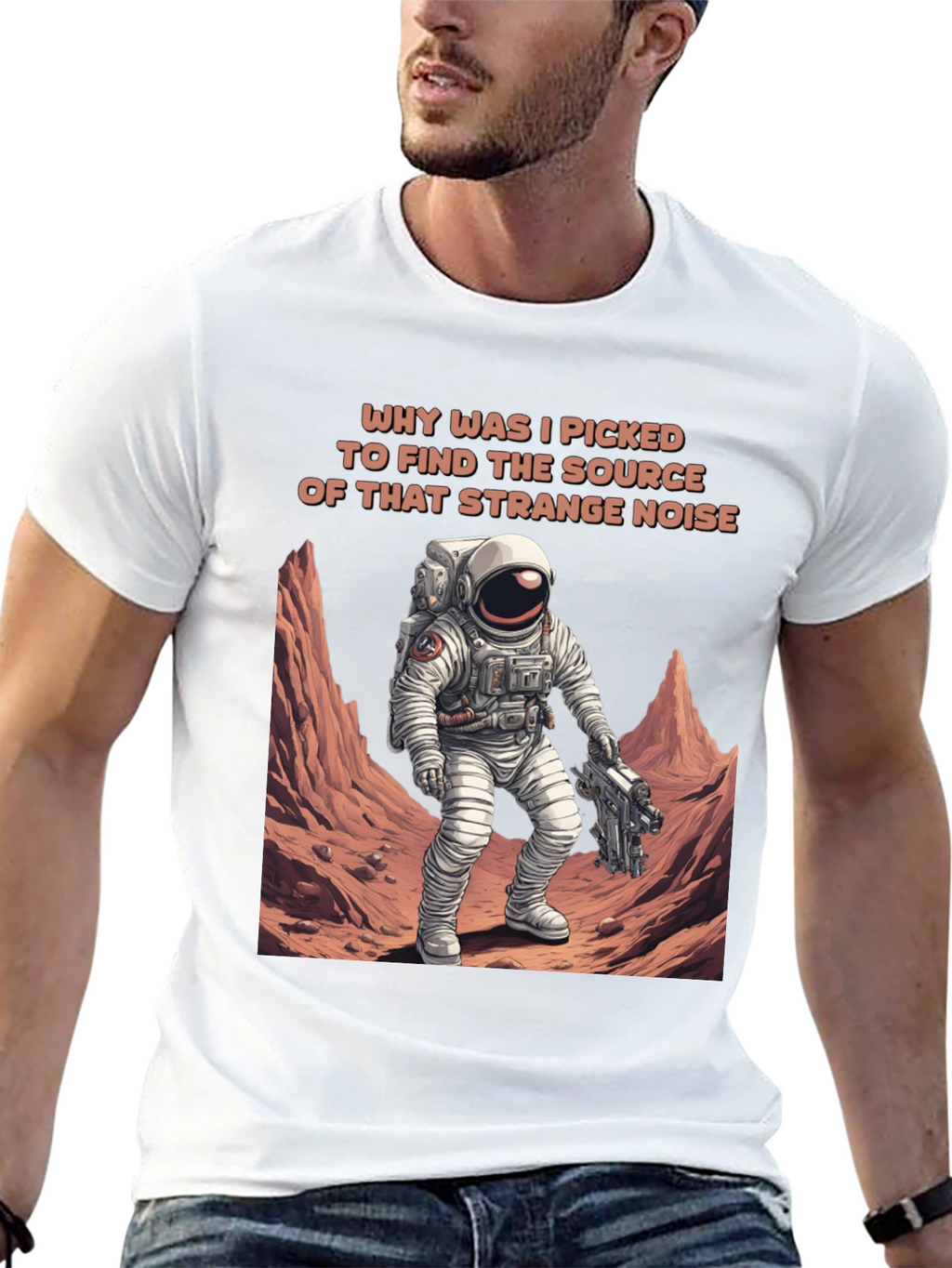 Astronaut Mars Mission T-Shirt