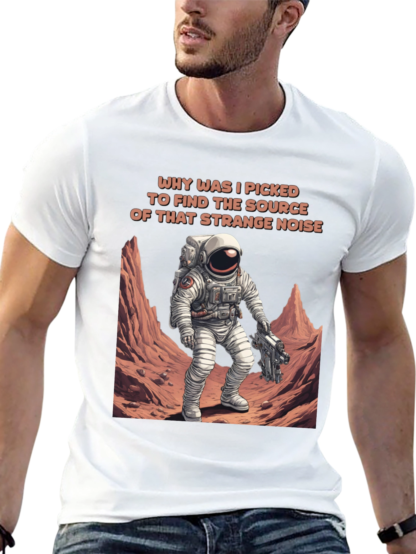 Astronaut Mars Mission T-Shirt