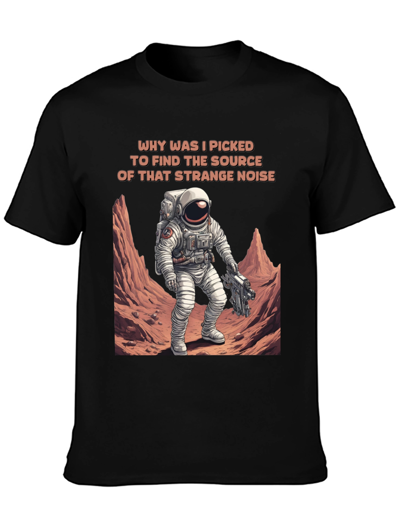 Astronaut Mars Mission T-Shirt