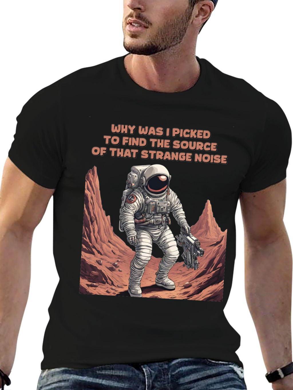 Astronaut Mars Mission T-Shirt