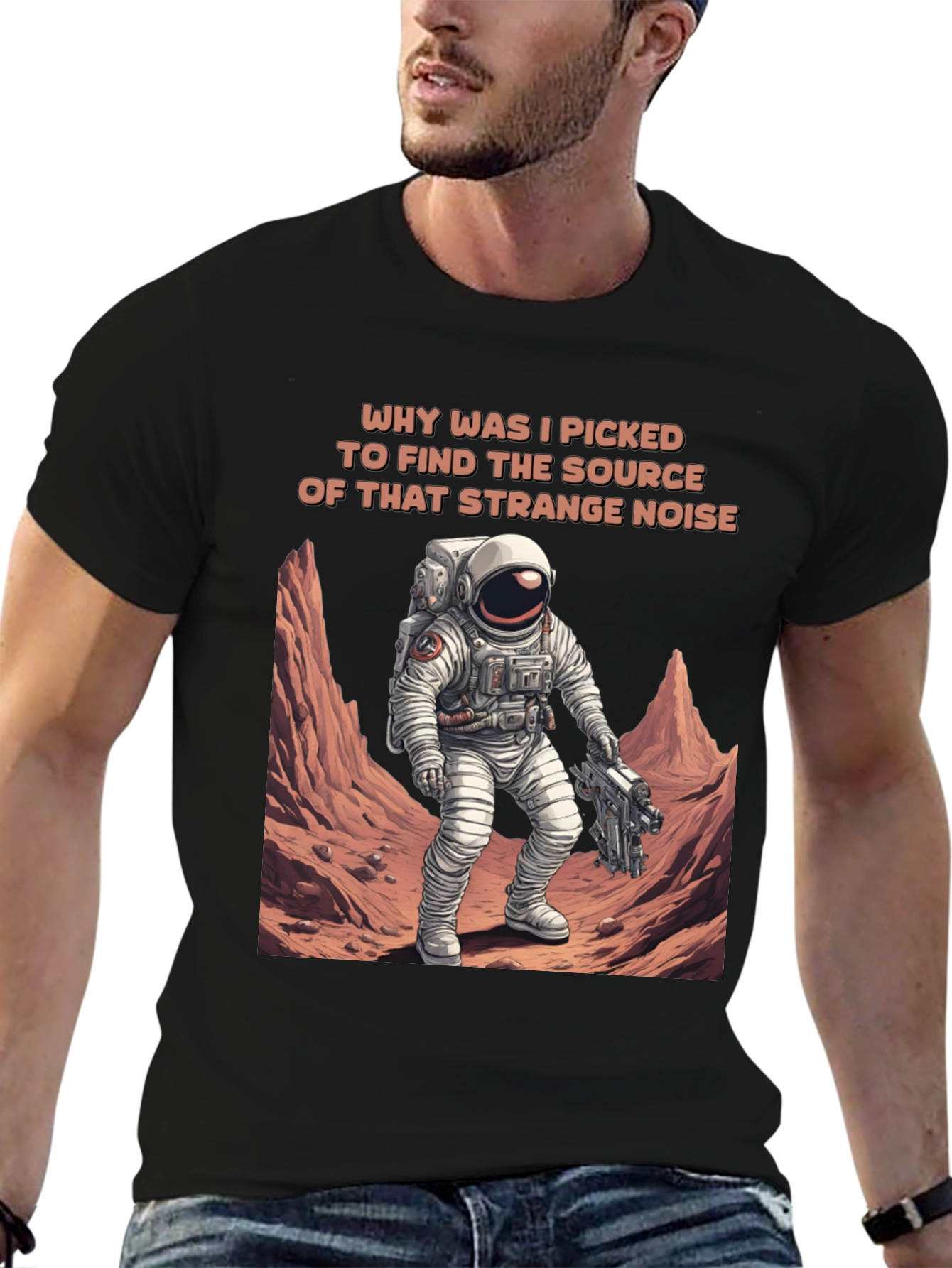 Astronaut Mars Mission T-Shirt