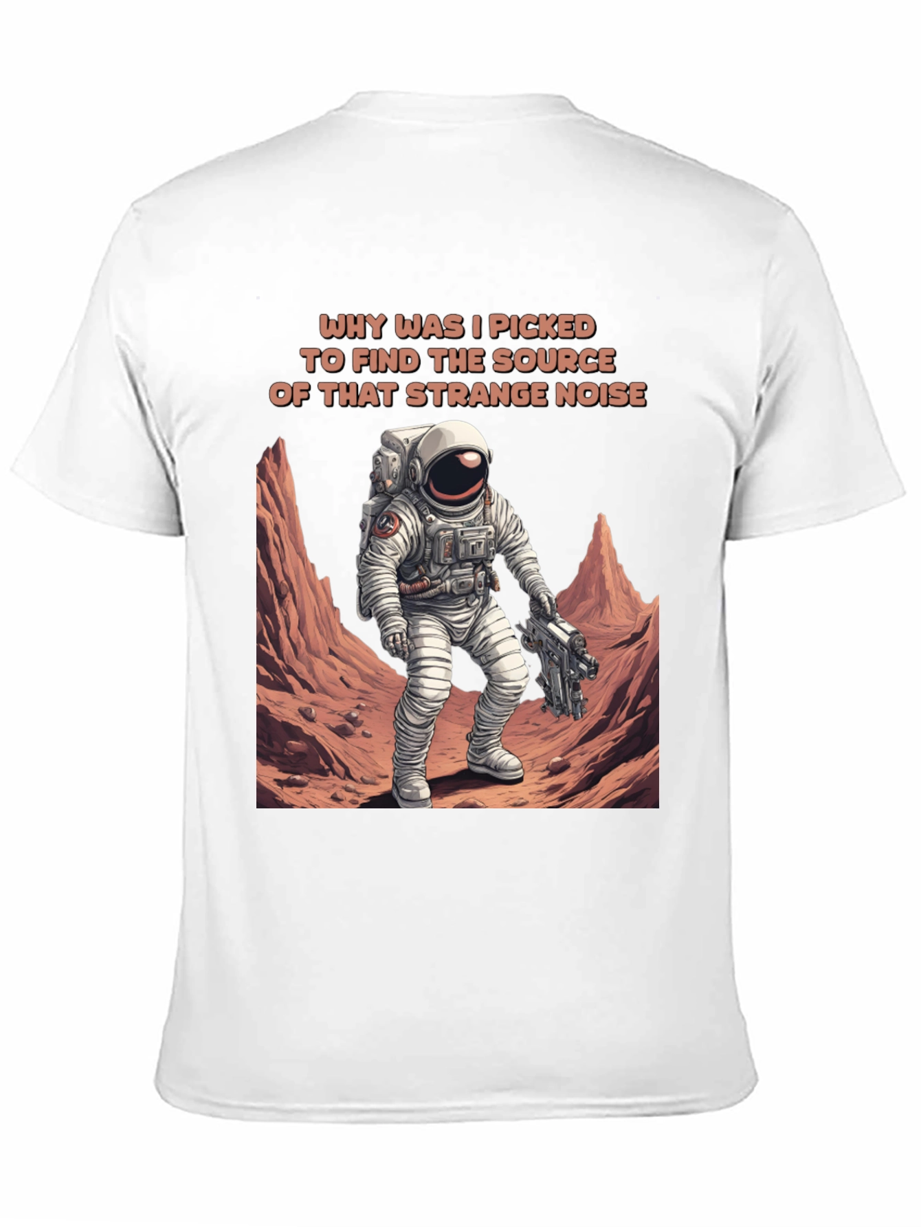 Astronaut Mars Mission T-Shirt