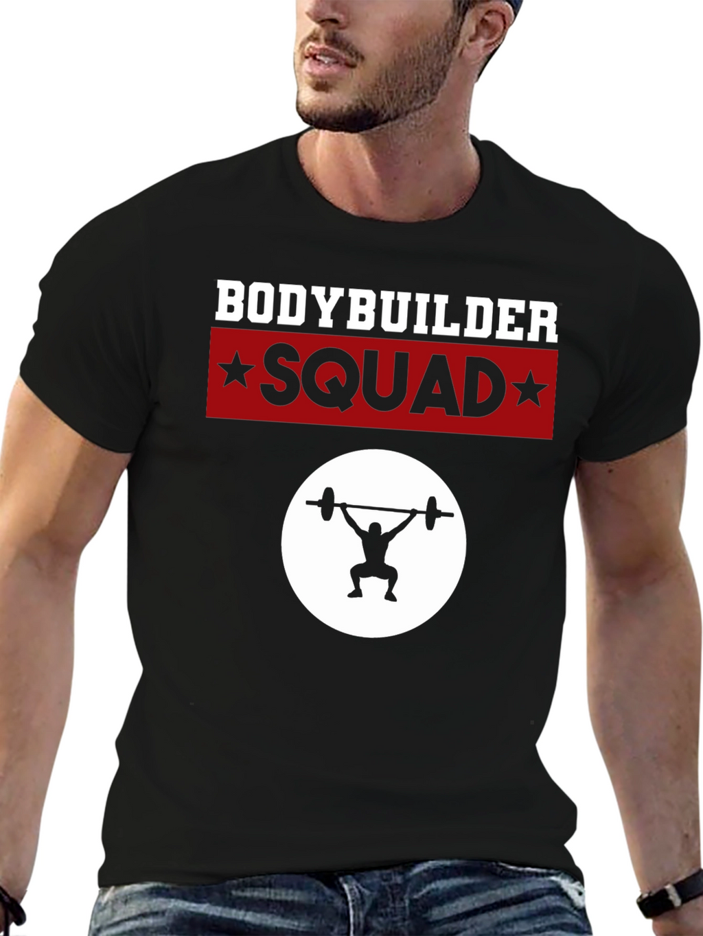 Bodybuilder Squad Graphic Tee - Fitness T-Shirt