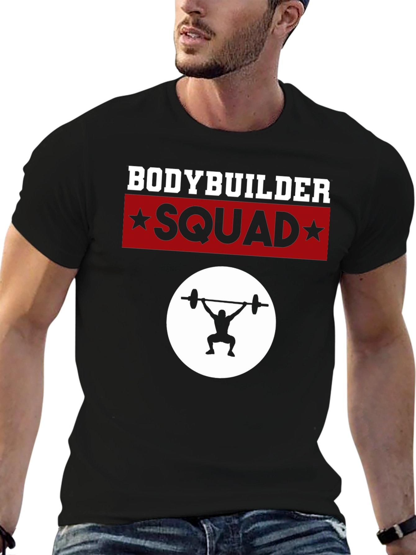 Bodybuilder Squad Graphic Tee - Fitness T-Shirt