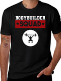 Bodybuilder Squad Graphic Tee - Fitness T-Shirt