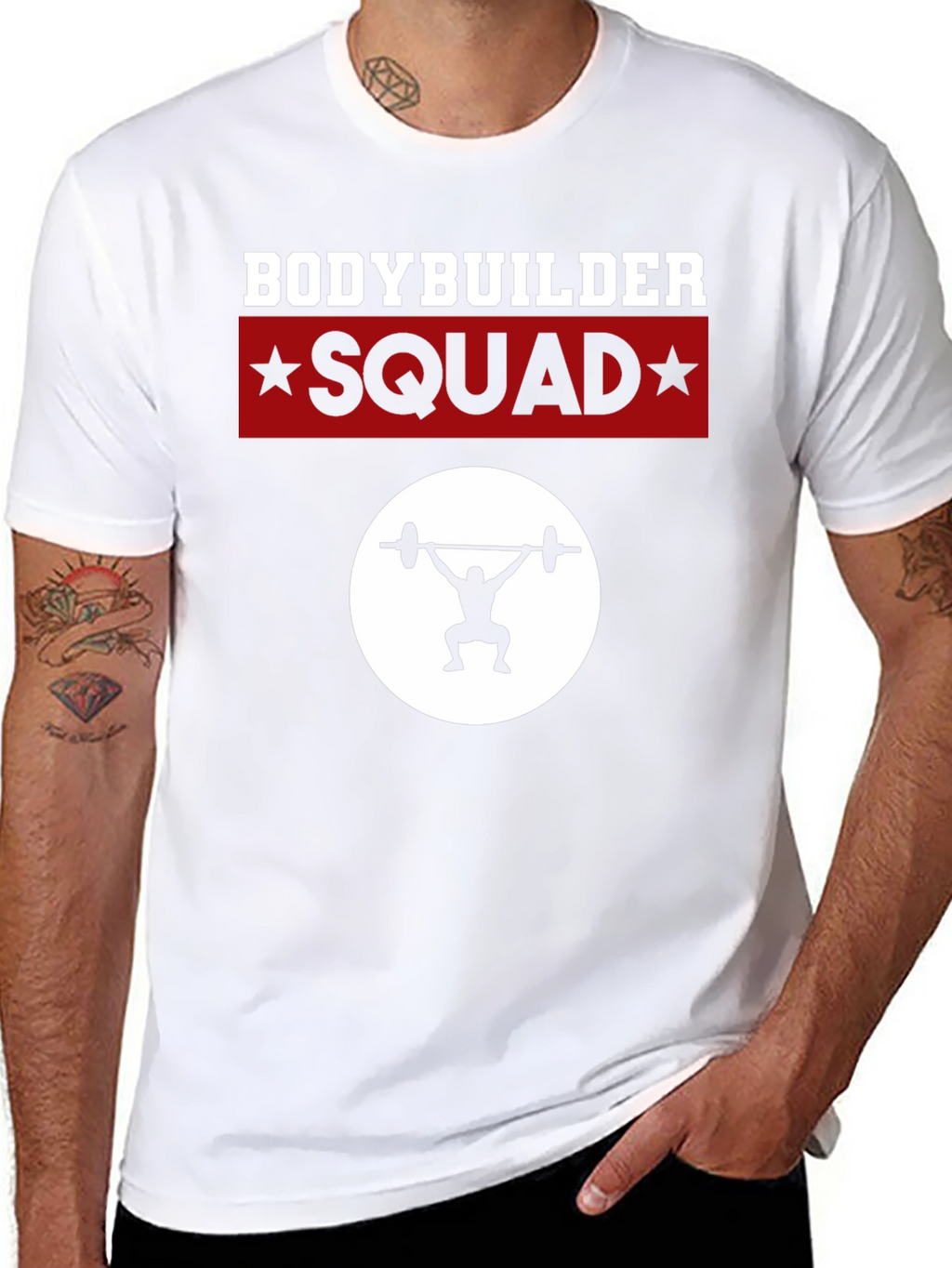 Bodybuilder Squad Graphic Tee - Fitness T-Shirt