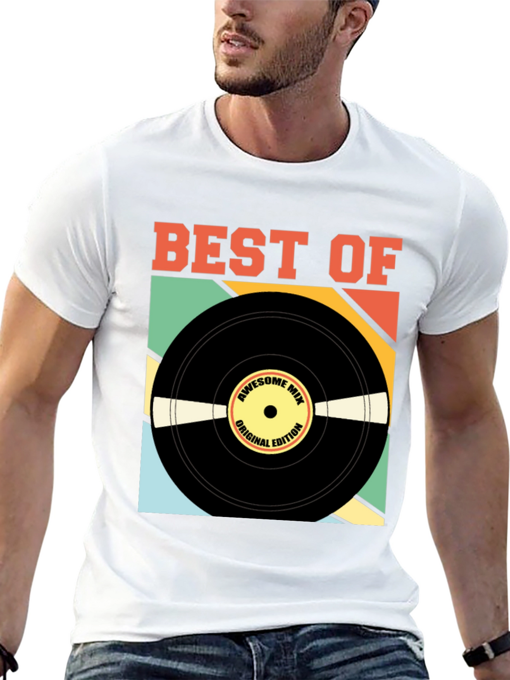 Best Of Vinyl Record Graphic Tee