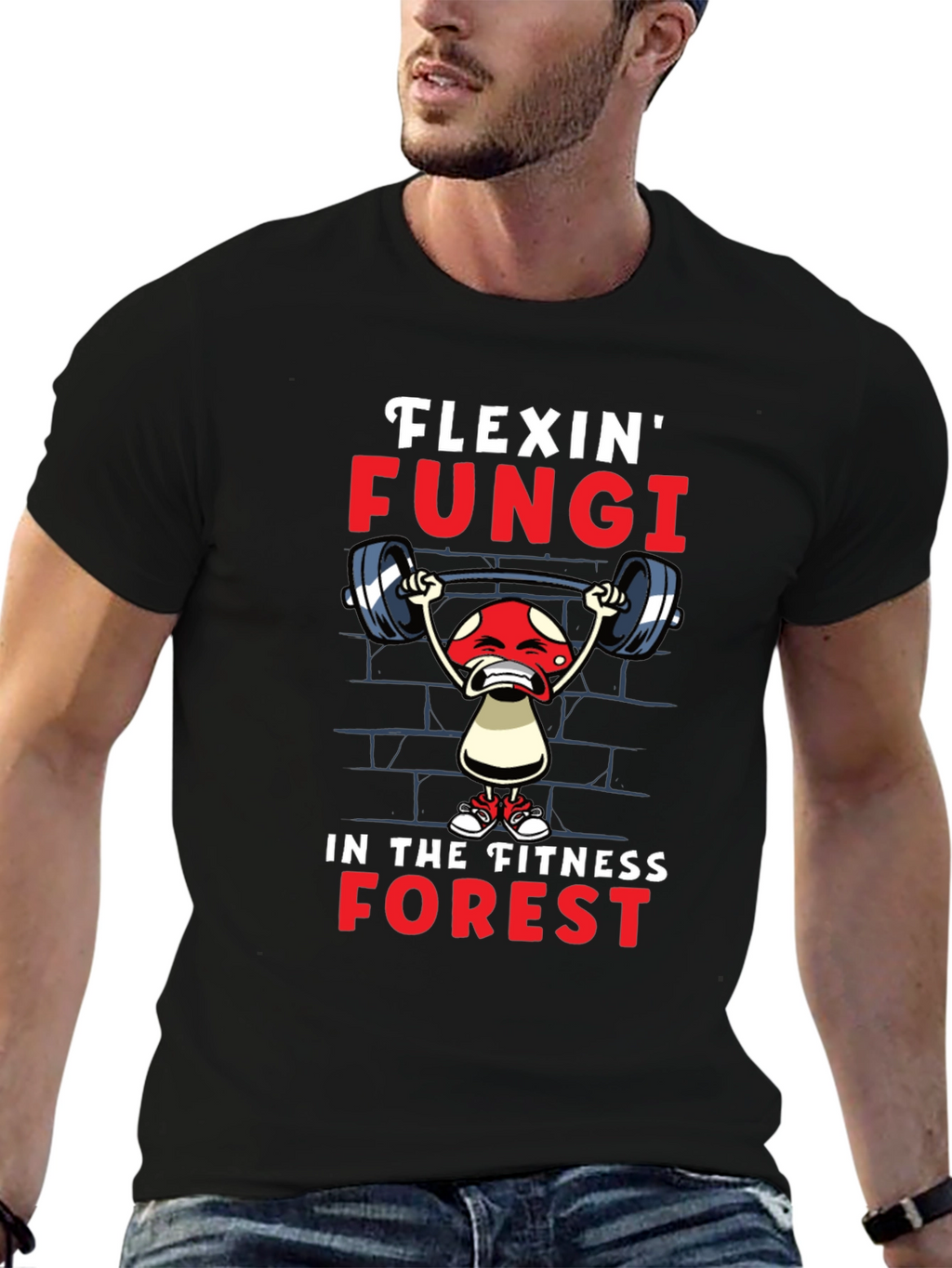 Flexin Fungi Fitness T-Shirt