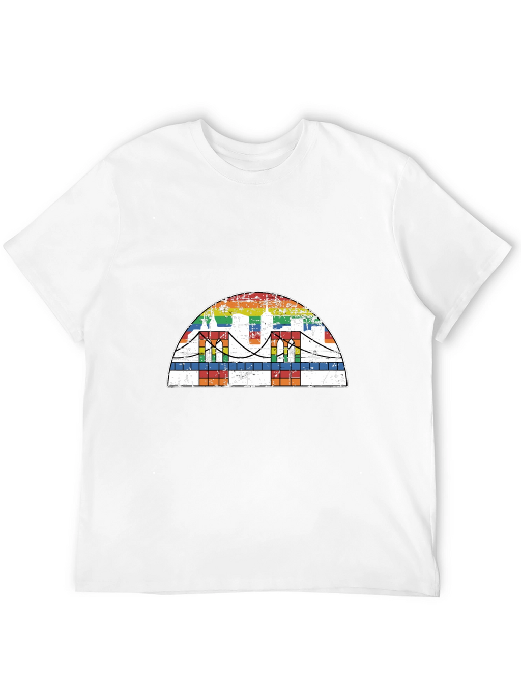 Rainbow Bridge Graphic Tee - Black