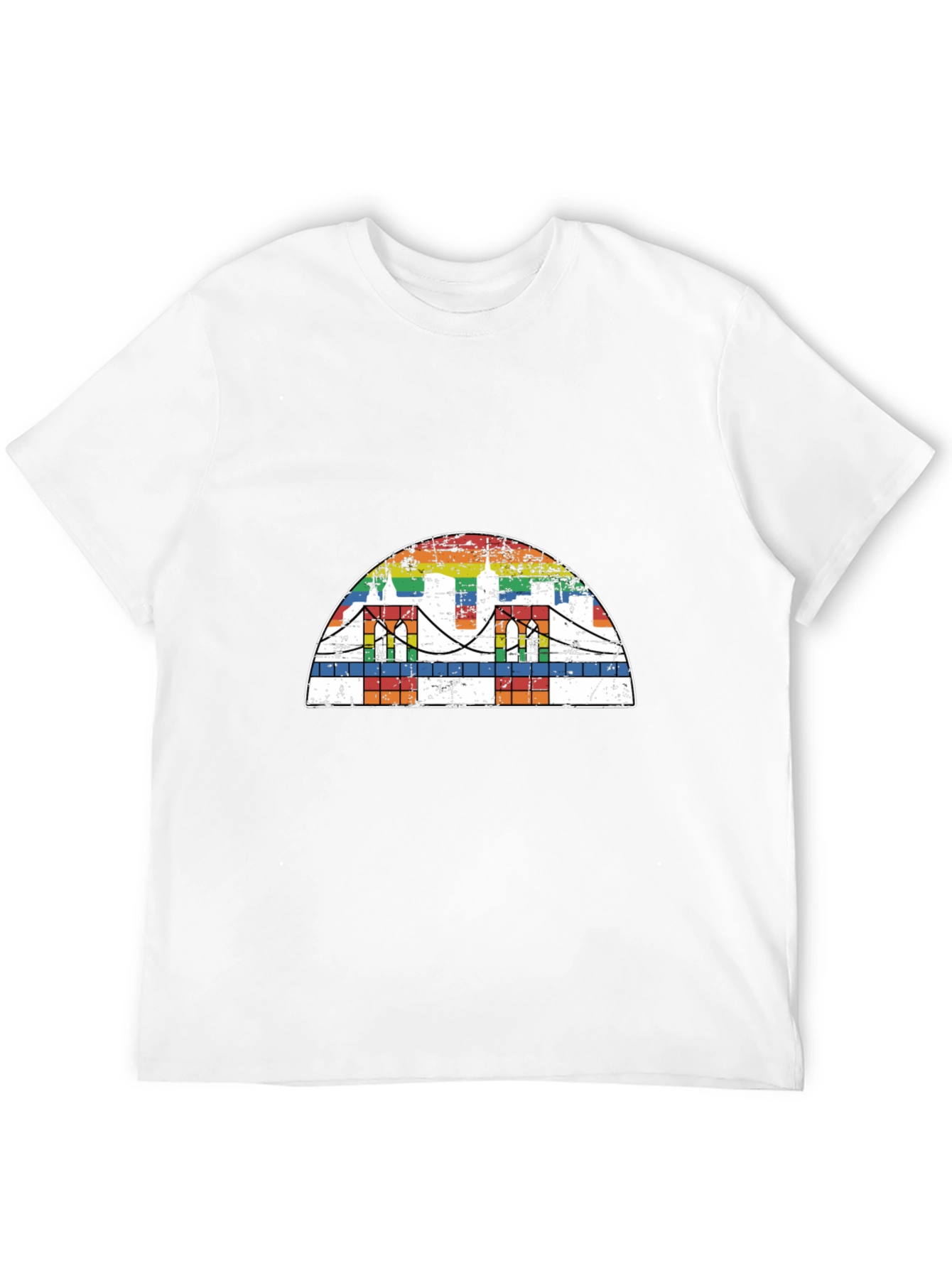 Rainbow Bridge Graphic Tee - Black