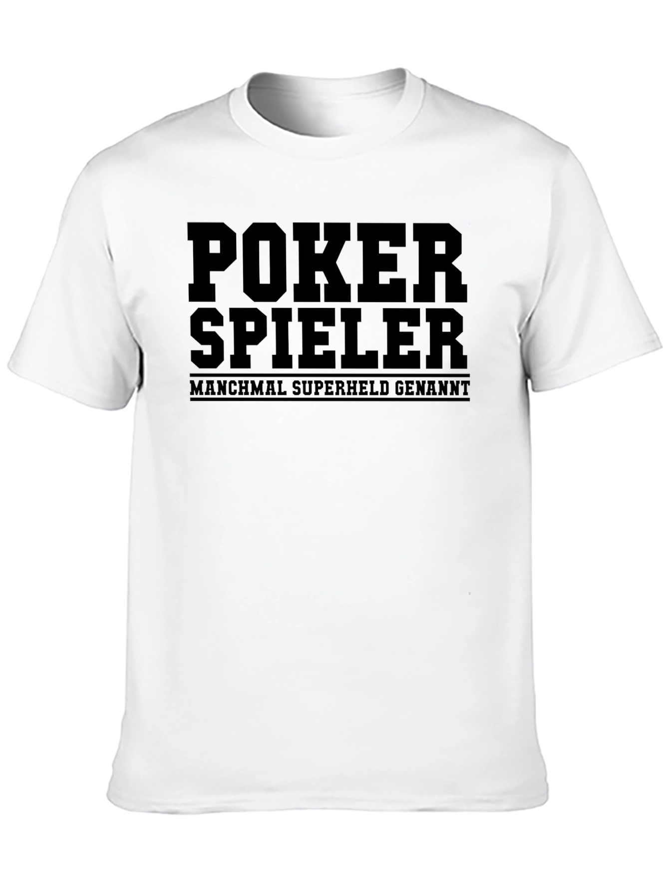 Poker Spieler T-Shirt - Sometimes Superhero!