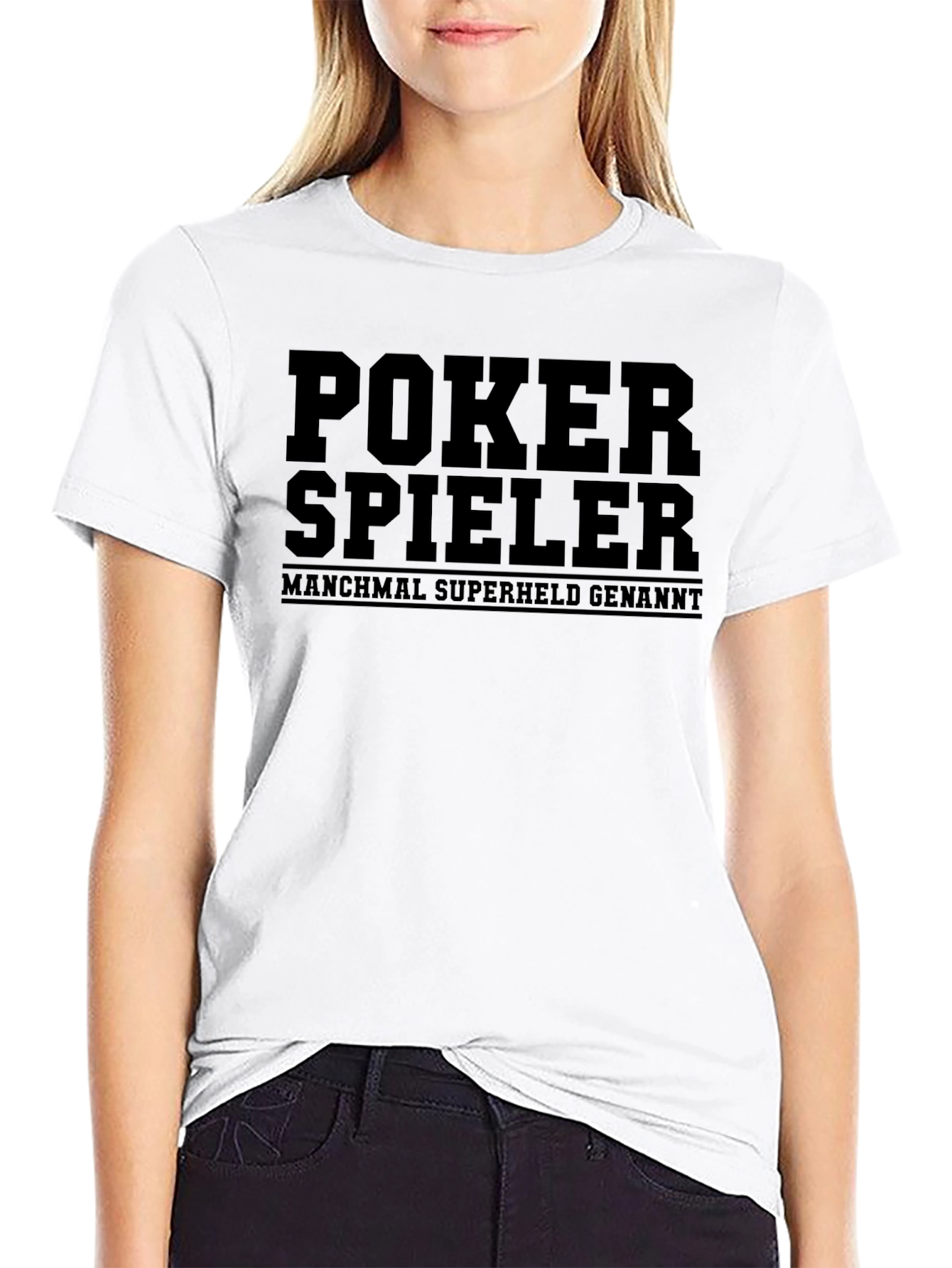 Poker Spieler T-Shirt - Sometimes Superhero!