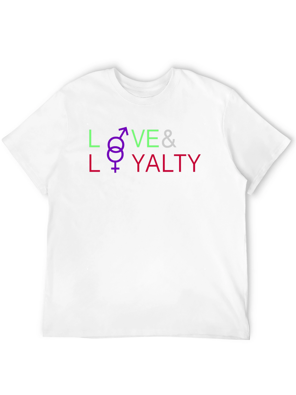 Love & Loyalty Graphic Tee - Unisex Black T-Shirt