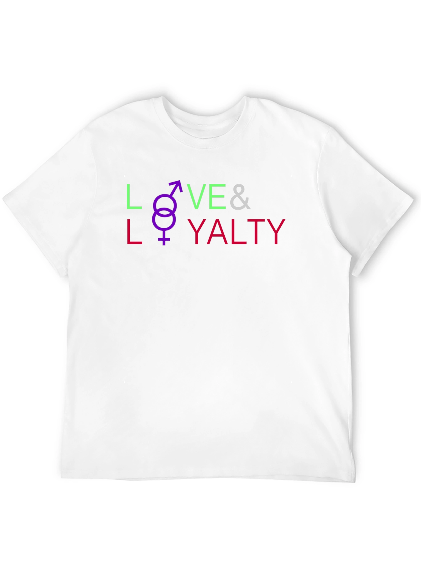Love & Loyalty Graphic Tee - Unisex Black T-Shirt