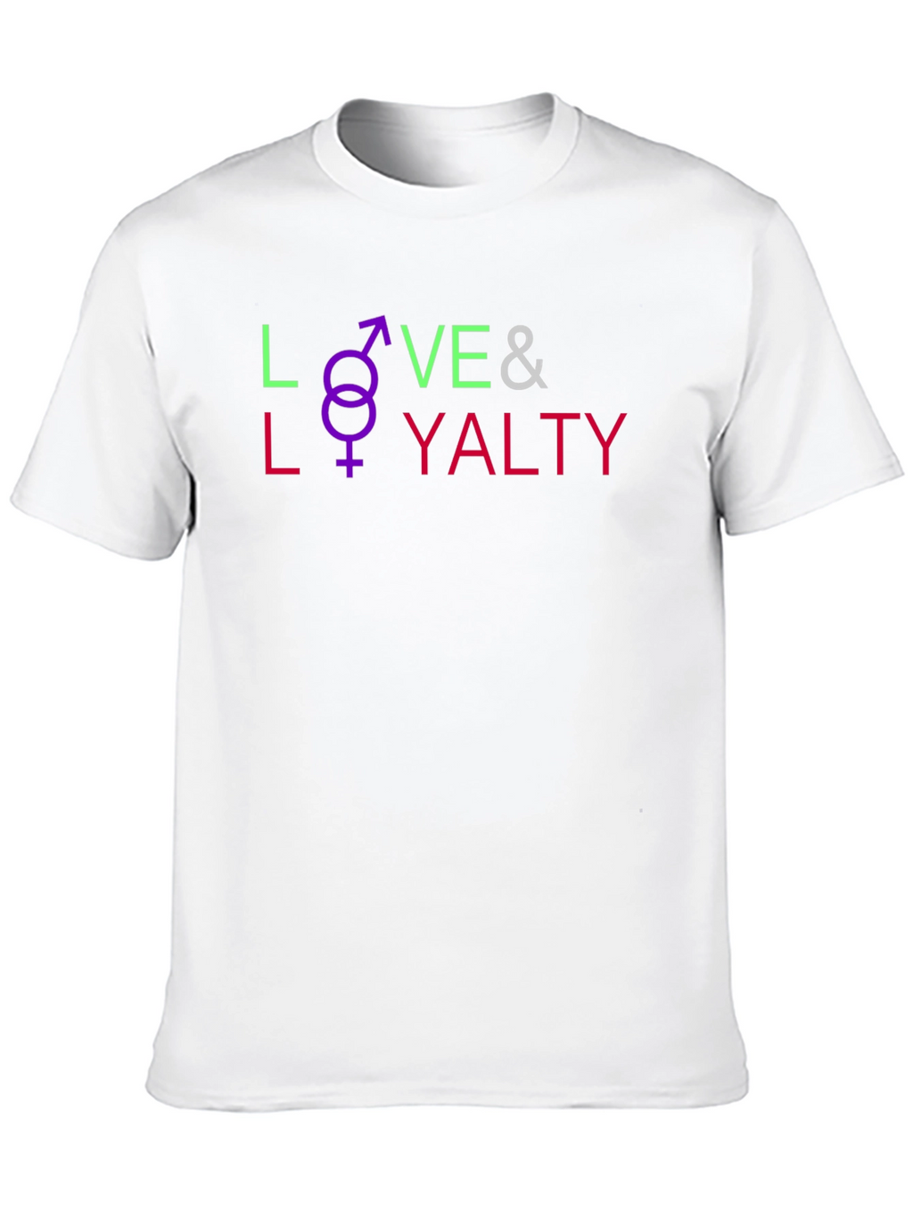Love & Loyalty Graphic Tee - Unisex Black T-Shirt