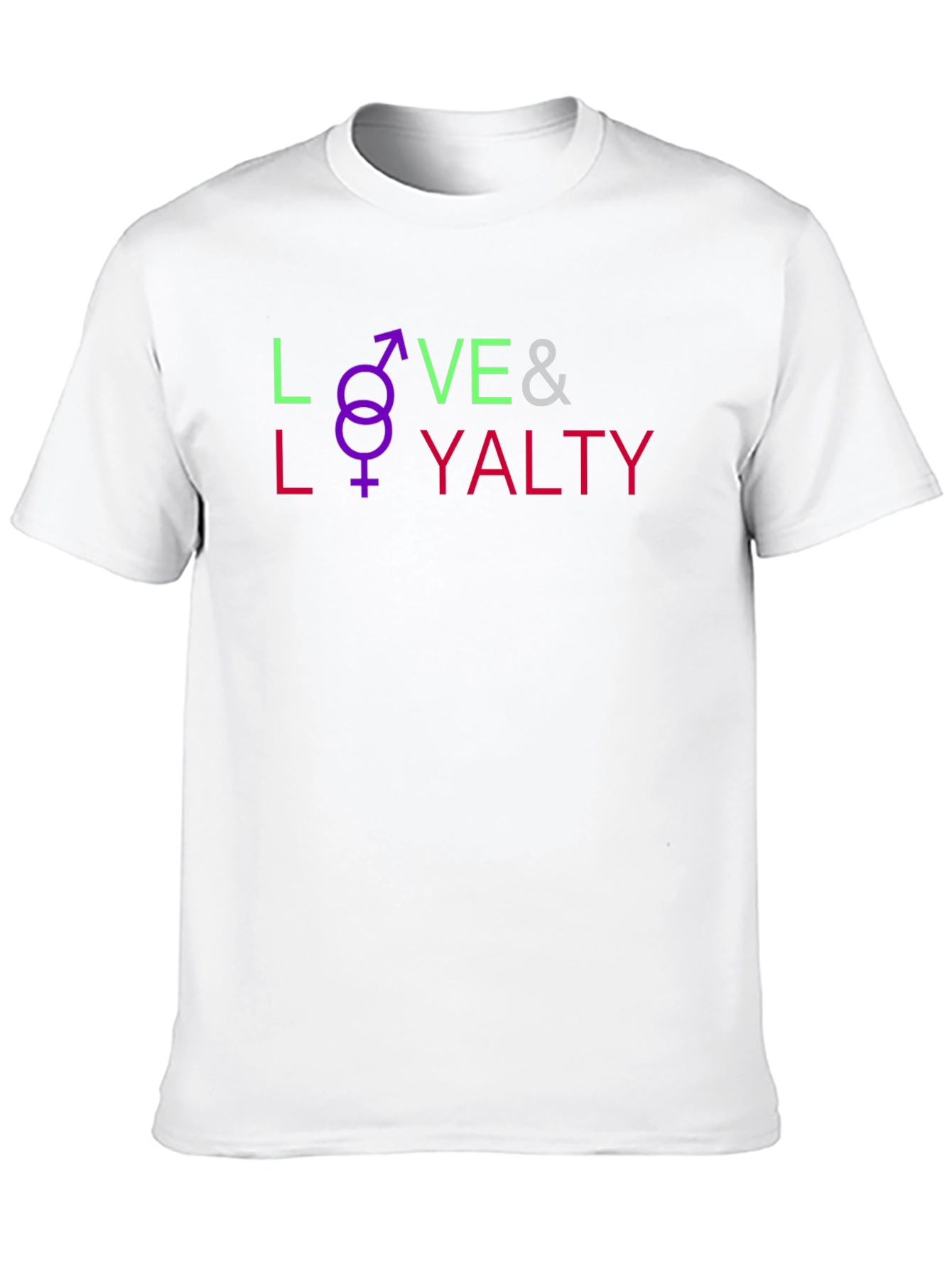 Love & Loyalty Graphic Tee - Unisex Black T-Shirt