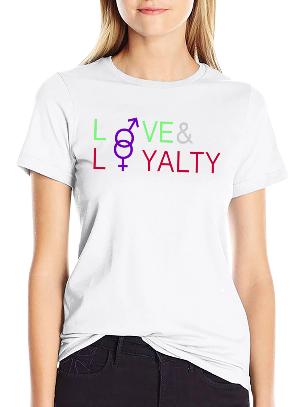 Love & Loyalty Graphic Tee - Unisex Black T-Shirt