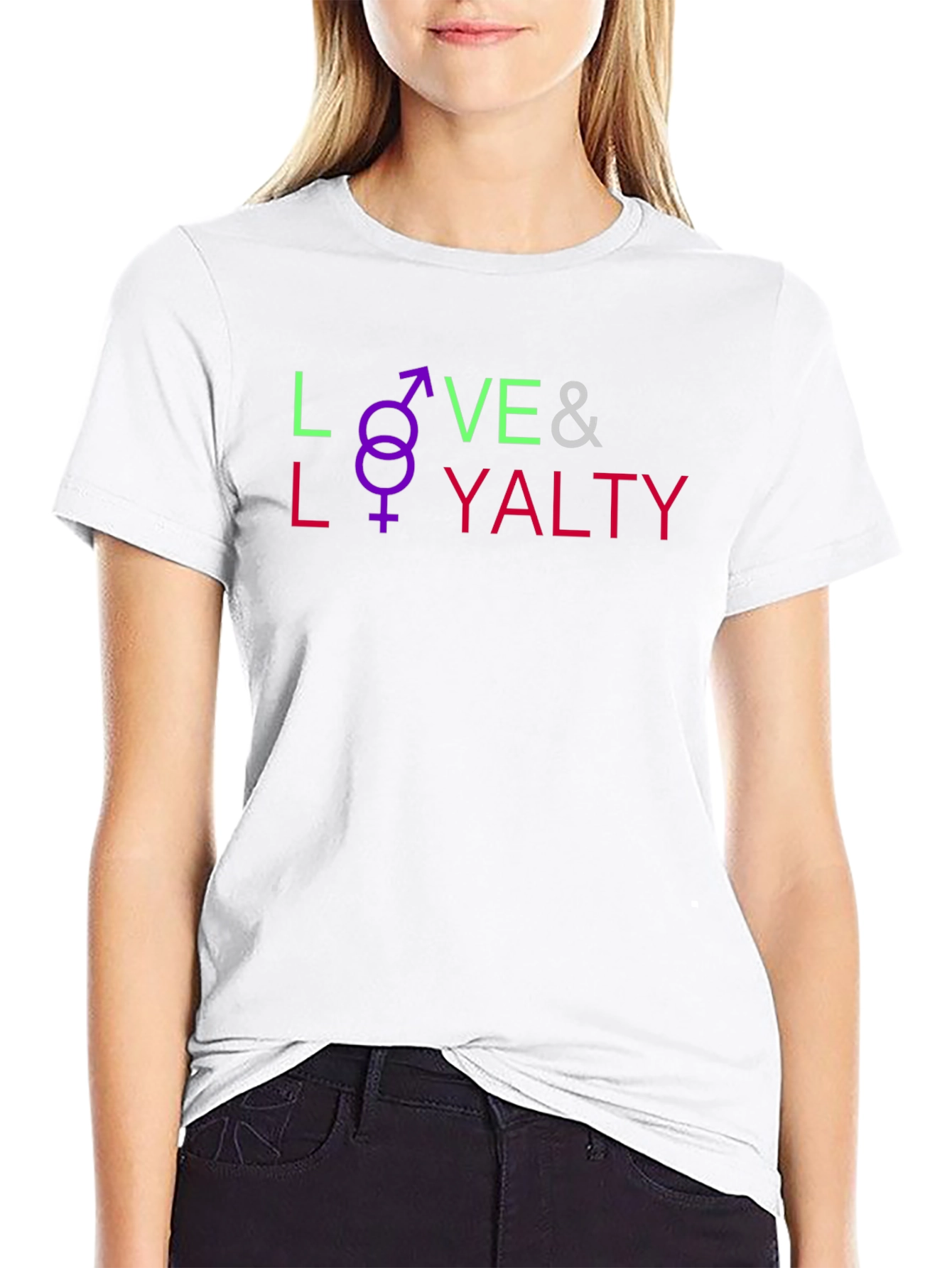 Love & Loyalty Graphic Tee - Unisex Black T-Shirt