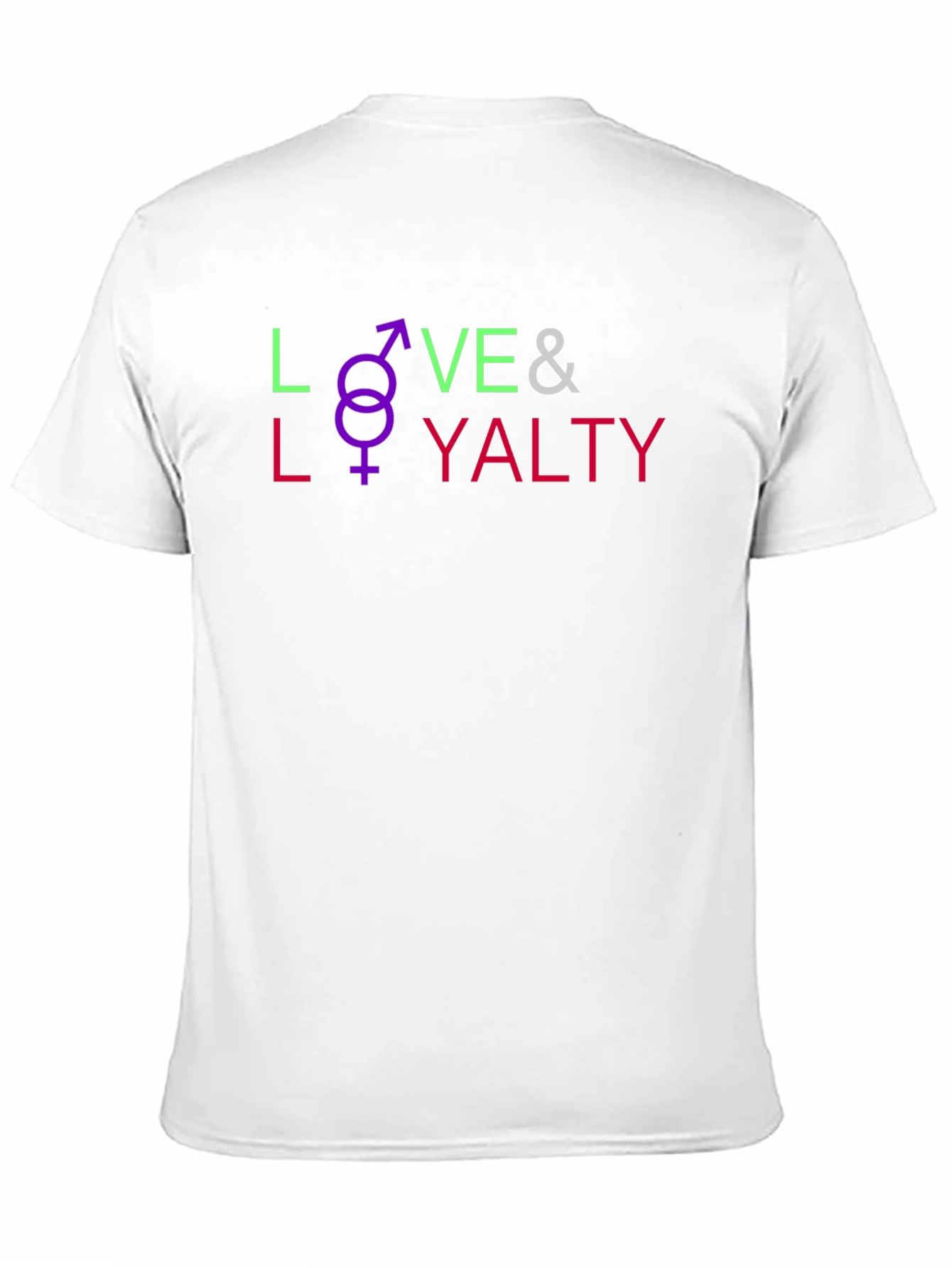 Love & Loyalty Graphic Tee - Unisex Black T-Shirt