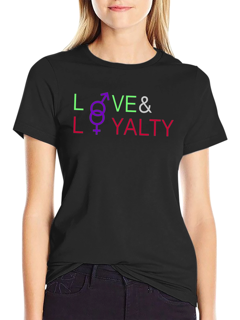 Love & Loyalty Graphic Tee - Unisex Black T-Shirt