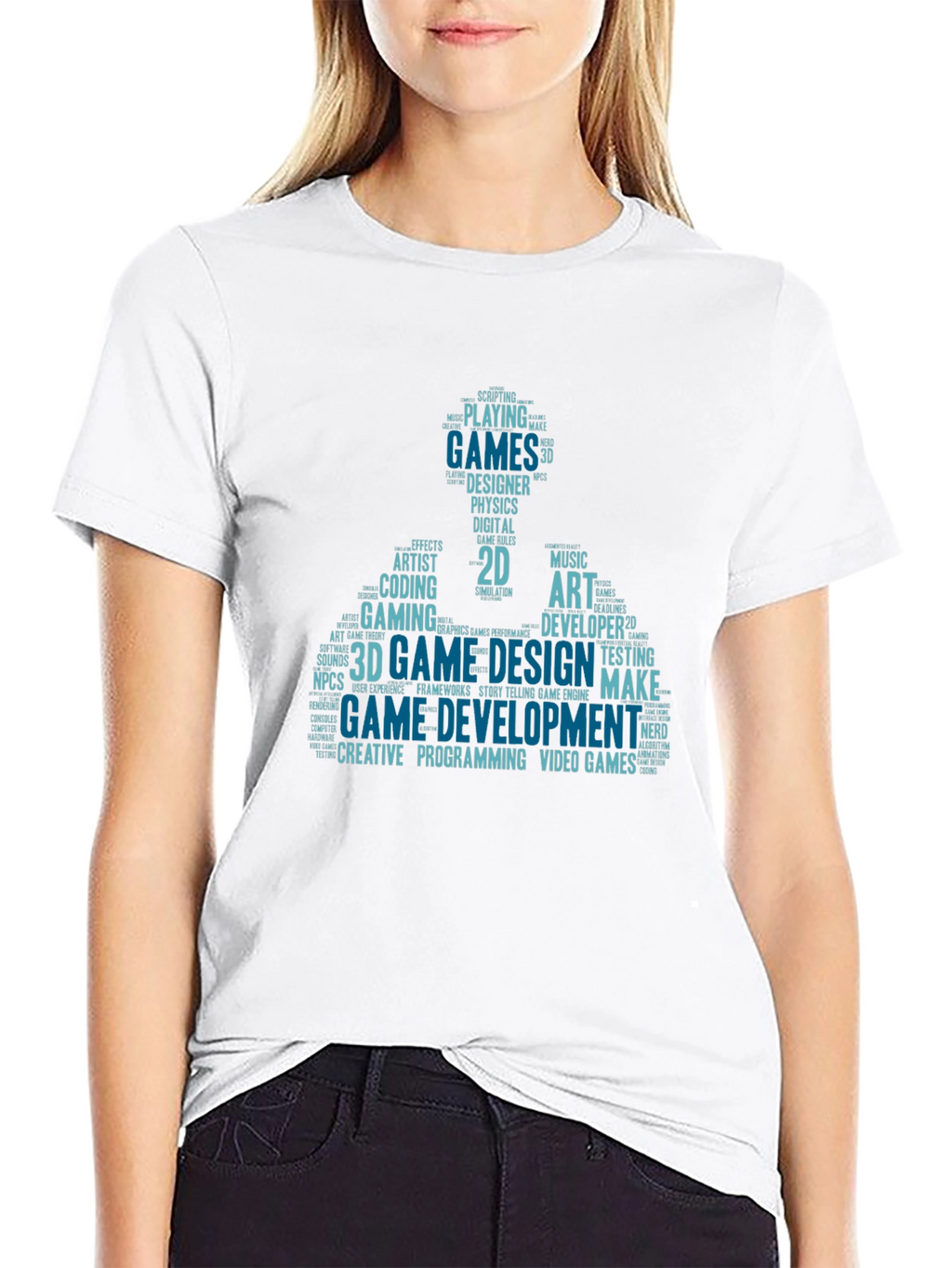 Game Development Word Art T-Shirt