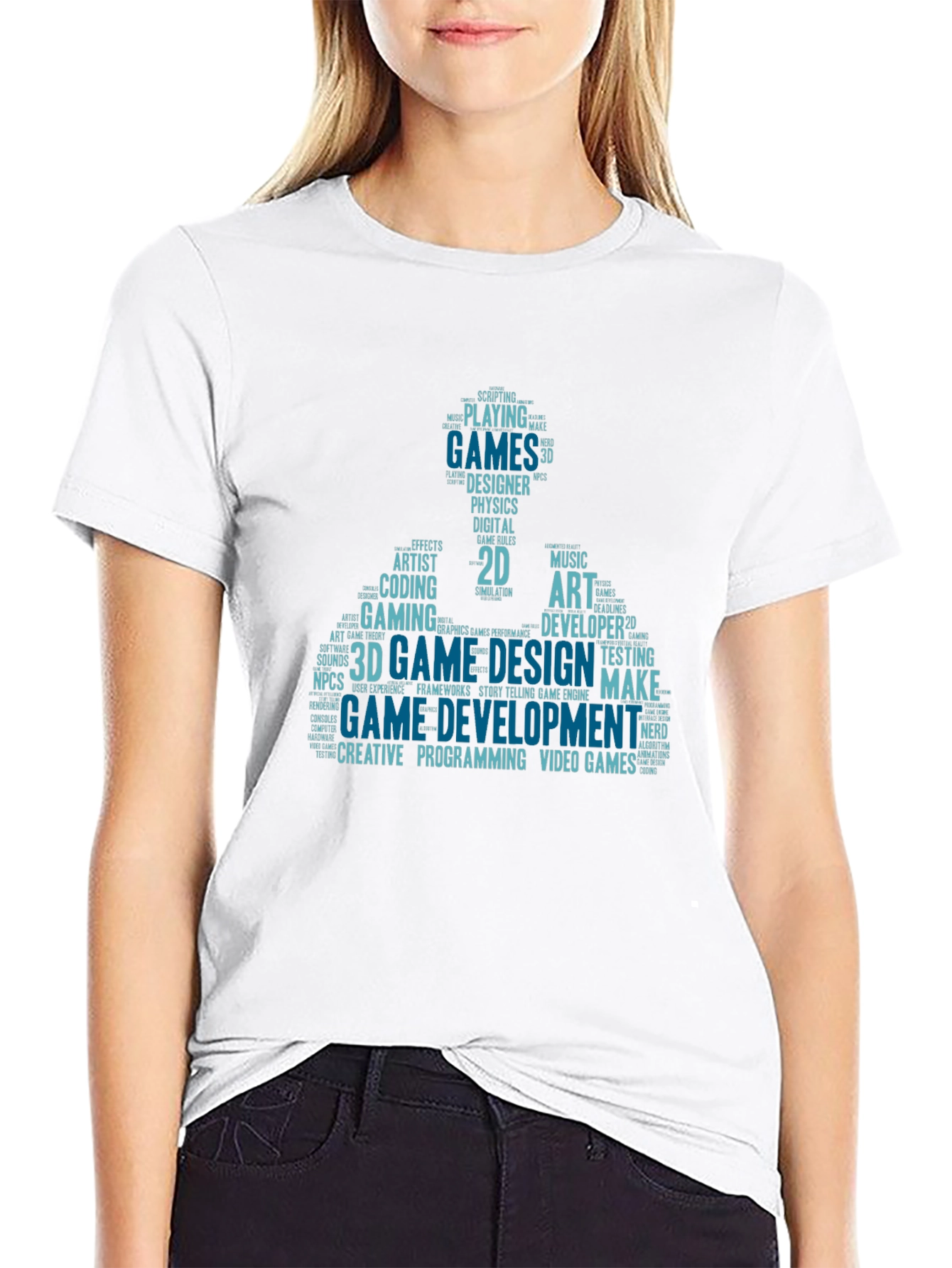 Game Development Word Art T-Shirt