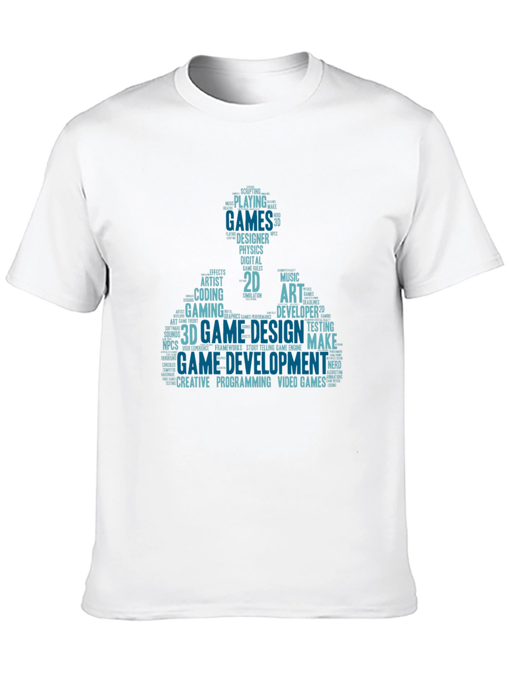 Game Development Word Art T-Shirt