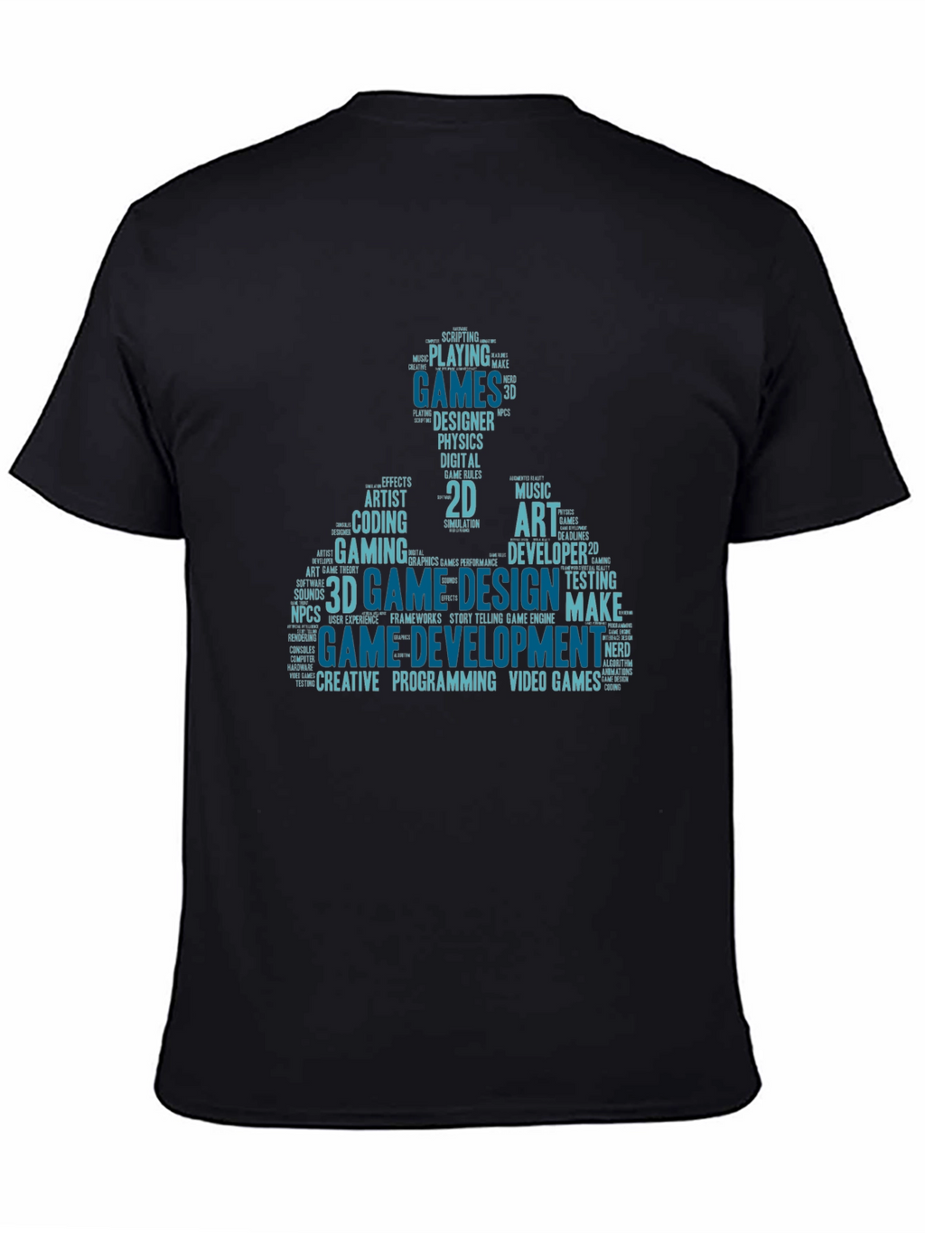Game Development Word Art T-Shirt