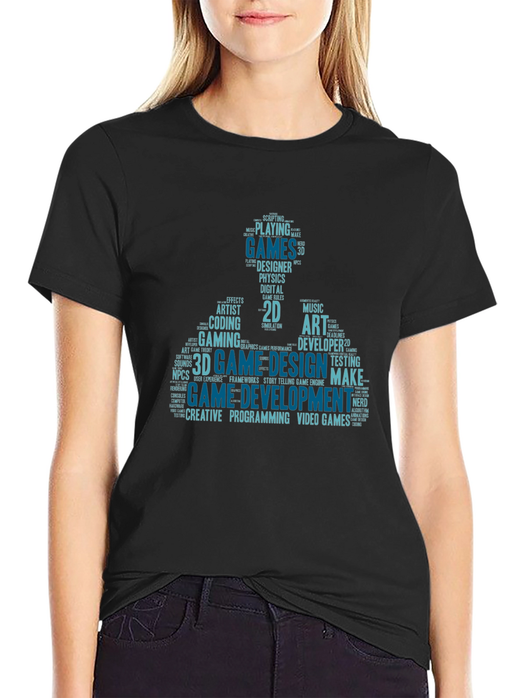 Game Development Word Art T-Shirt