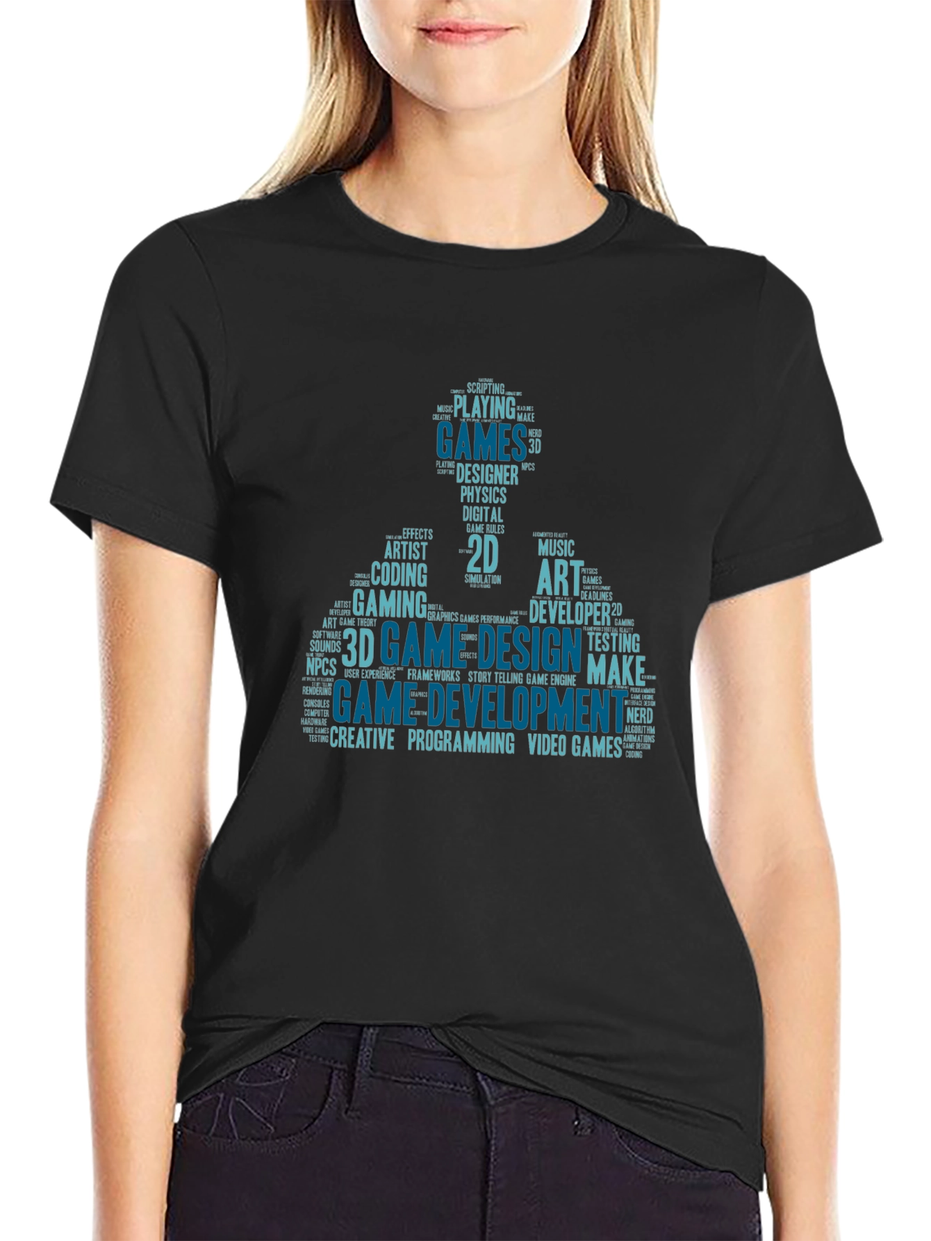 Game Development Word Art T-Shirt
