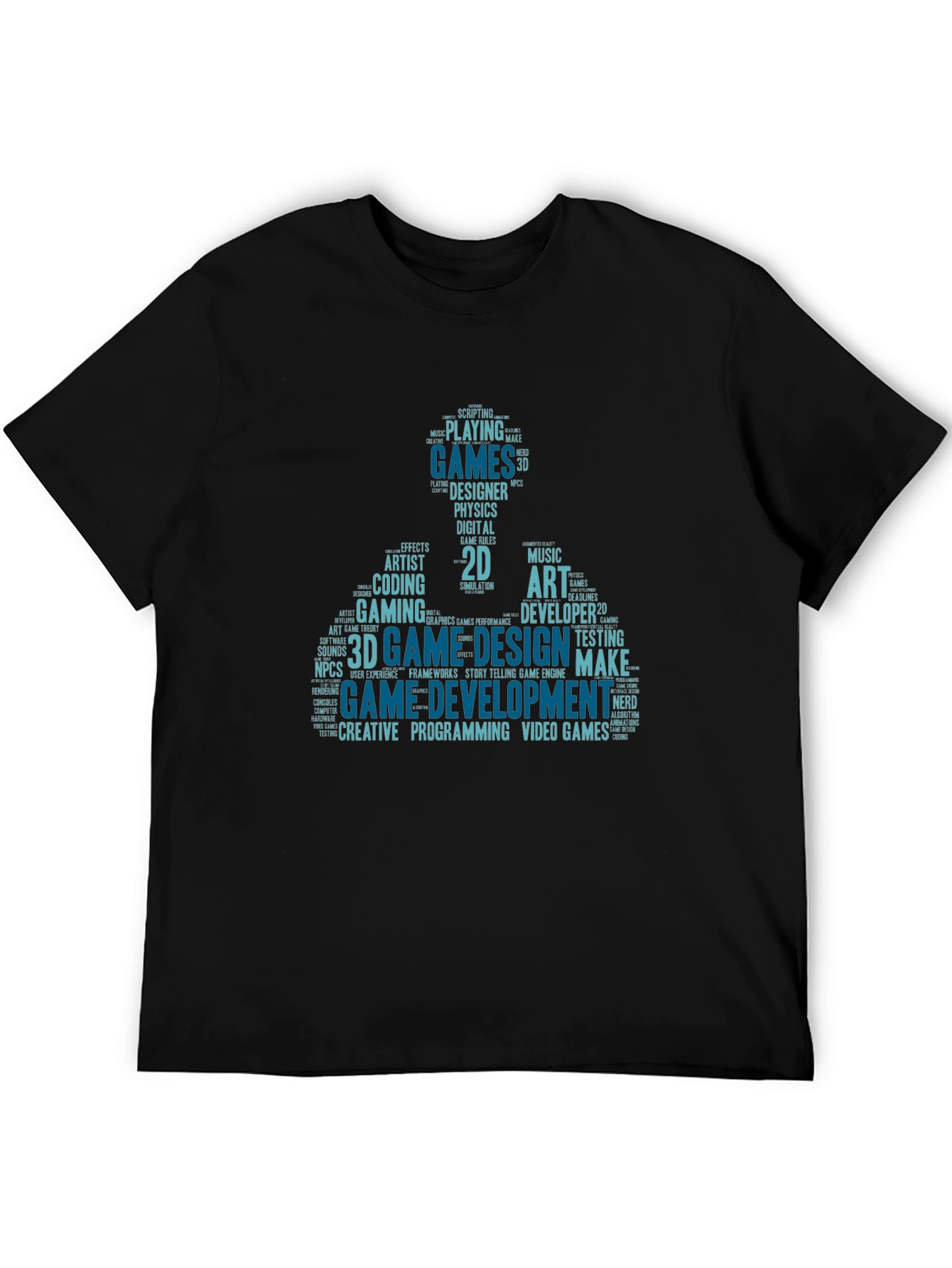 Game Development Word Art T-Shirt