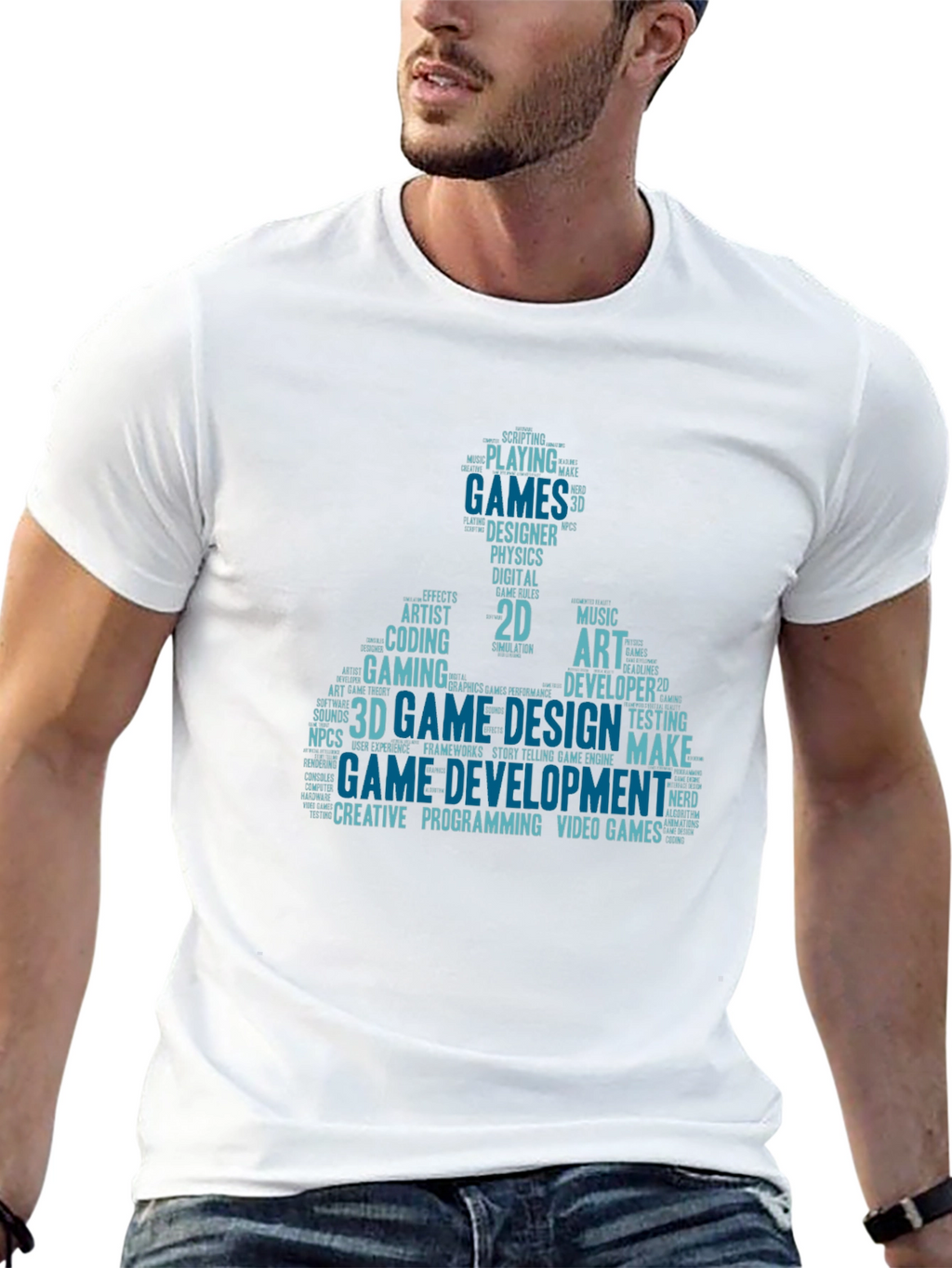 Game Development Word Art T-Shirt