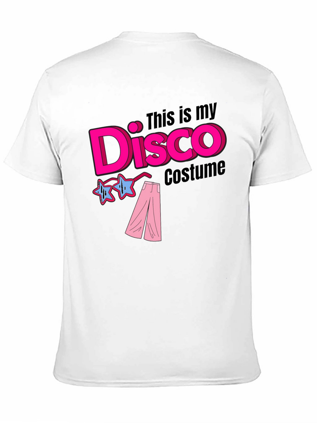 Disco Costume Black T-Shirt