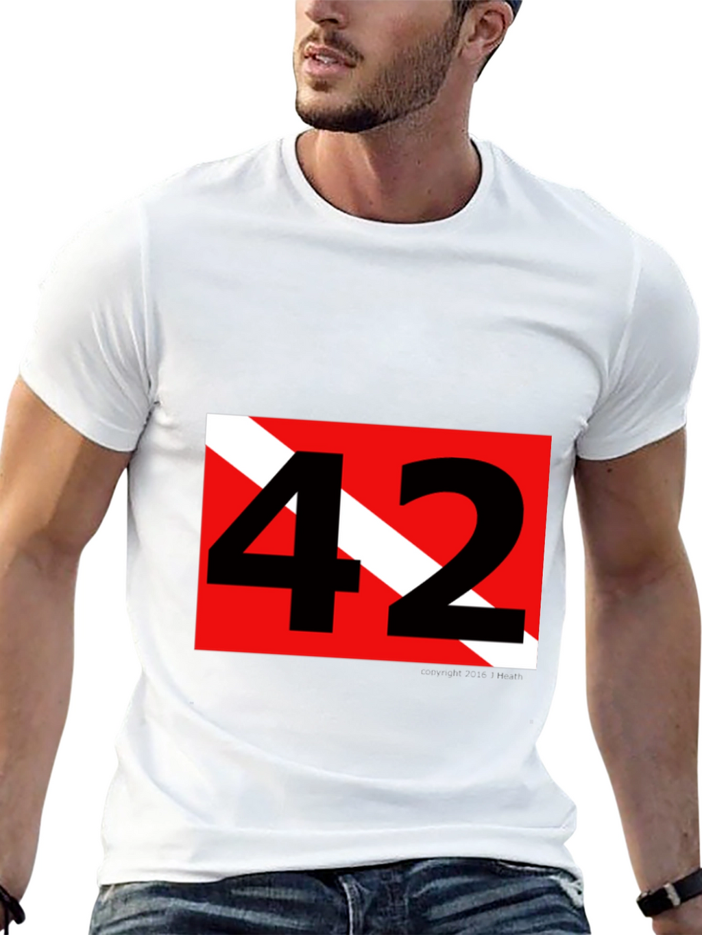 Diver 42 Dive Flag T-Shirt