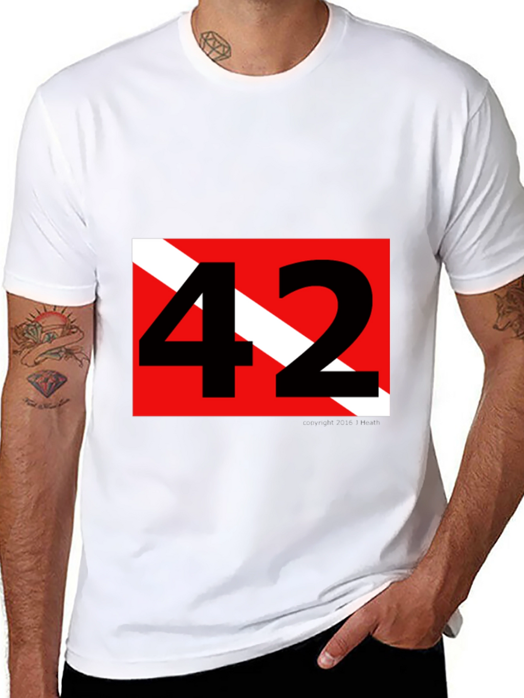 Diver 42 Dive Flag T-Shirt
