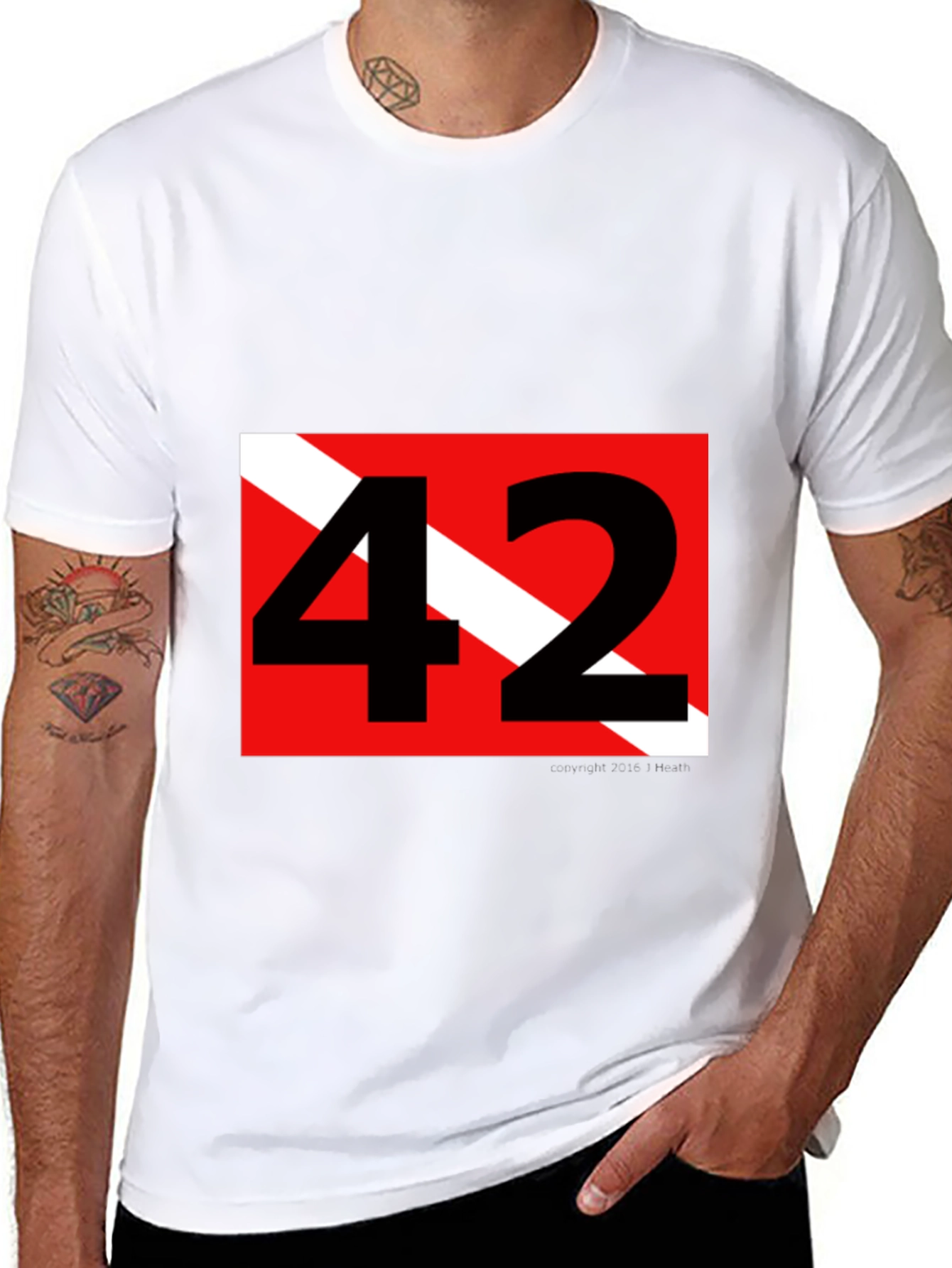 Diver 42 Dive Flag T-Shirt