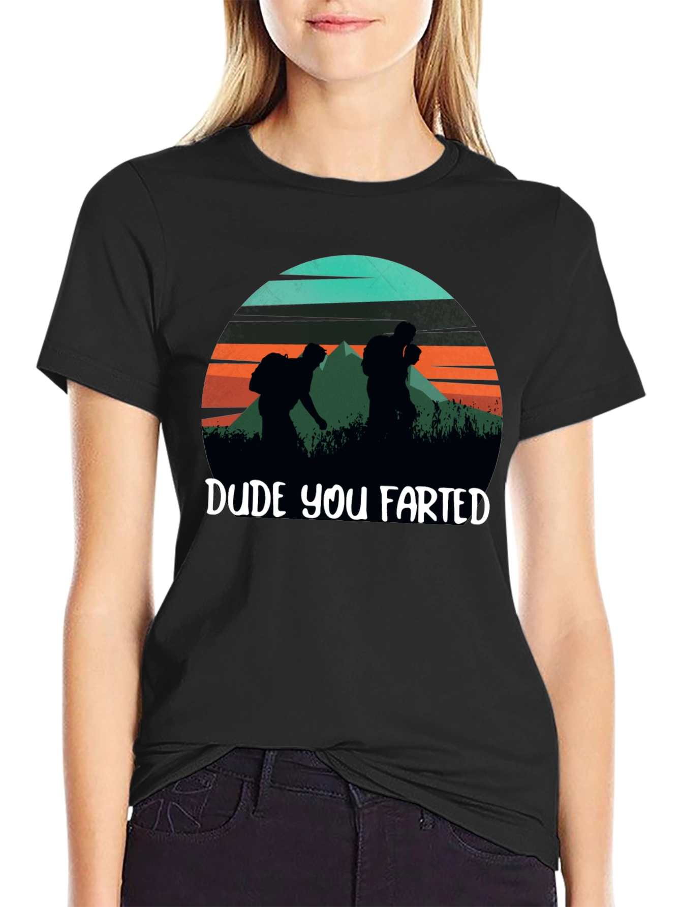 Dude You Farted Hiking Tee - Funny Outdoor Adventure Shirt