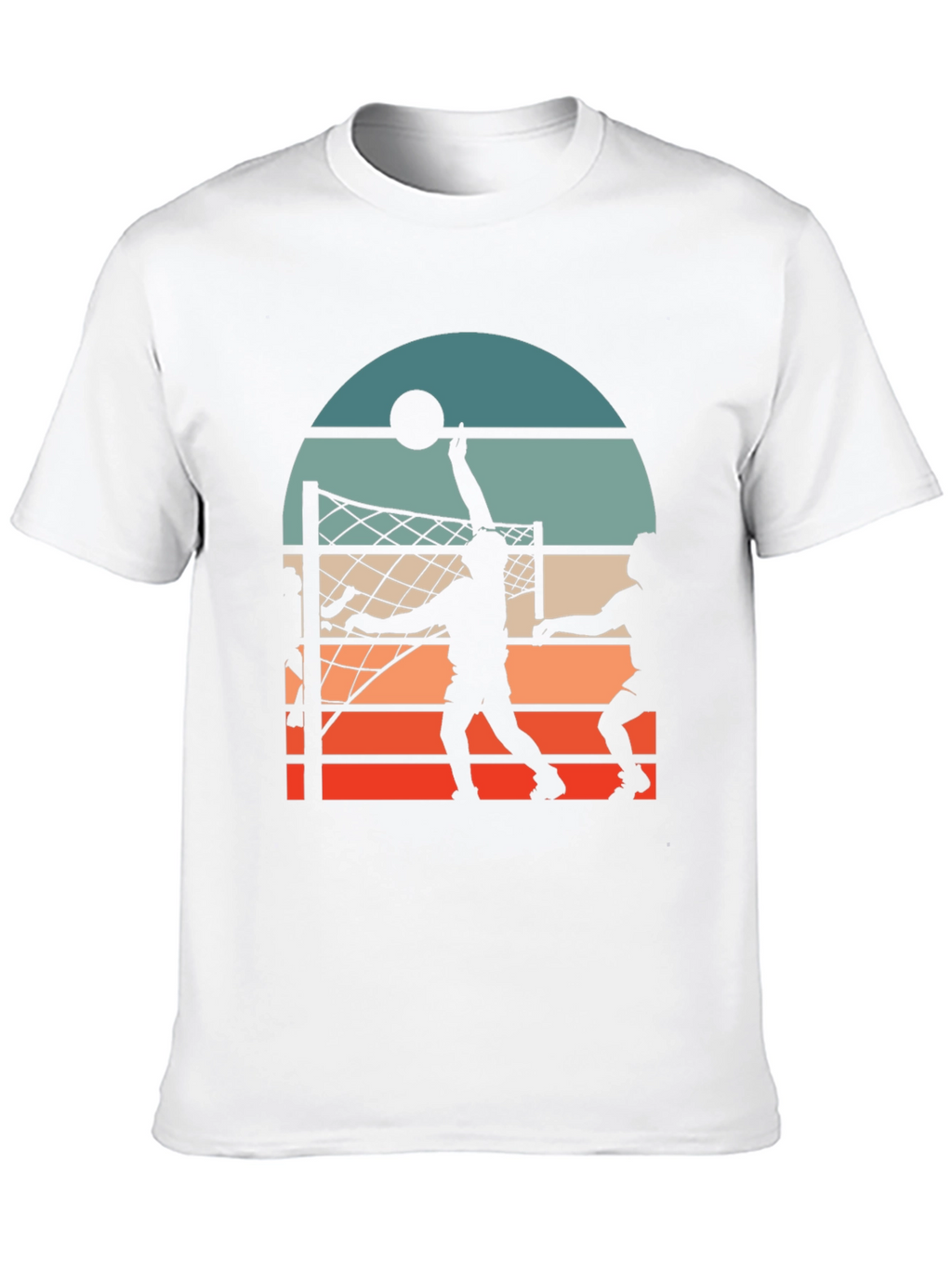 Volleyball Silhouette Graphic Tee