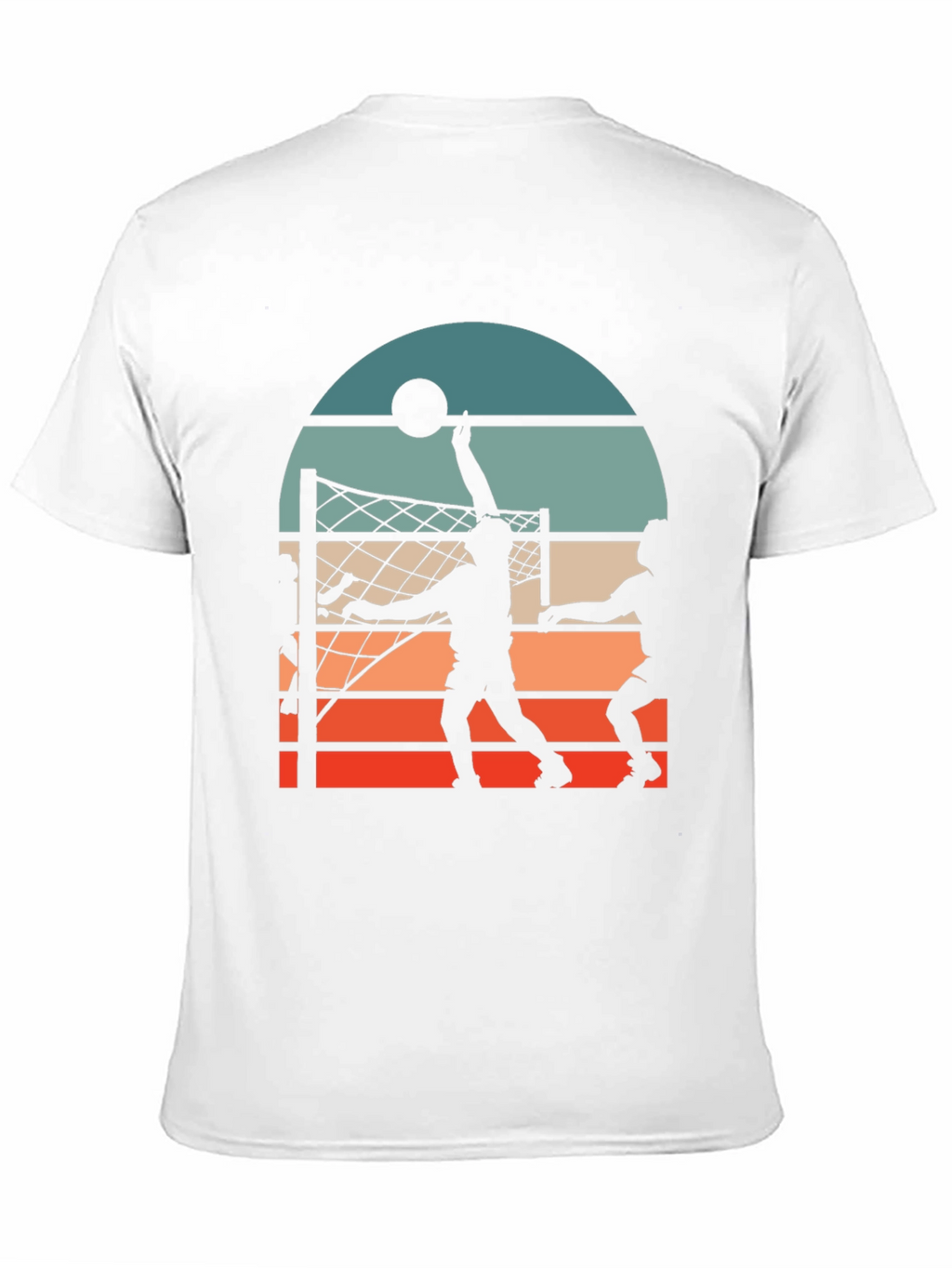 Volleyball Silhouette Graphic Tee